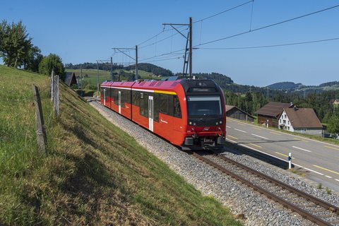 AB (Appenzeller Bahnen): AB ABe 4/12 1002 - Waldstatt, AR (CH)