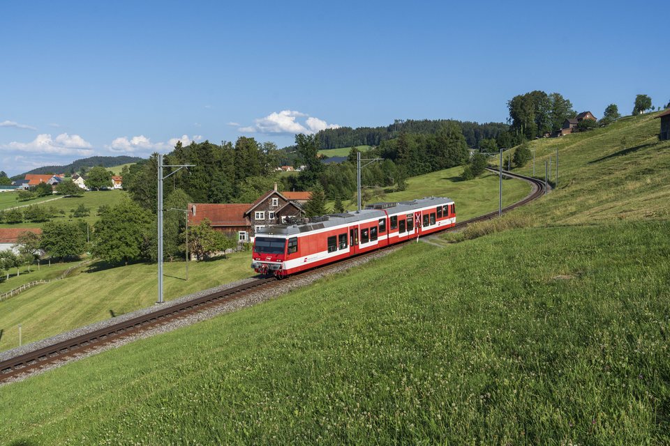 AB (Appenzeller Bahnen): AB BDeh 3/6 25 - Heiden, AR (CH)