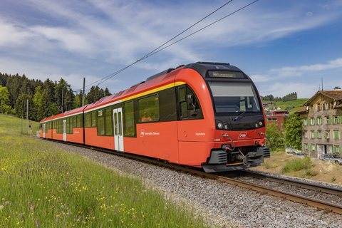 AB (Appenzeller Bahnen): ABe 4/12 1005 / CH-Waldstatt