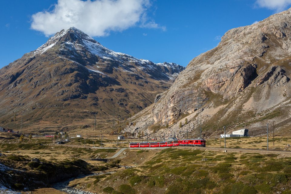 ABe 4/4 III 56: RhB ABe 4/4 III 55+56 / Bernina Diavolezza