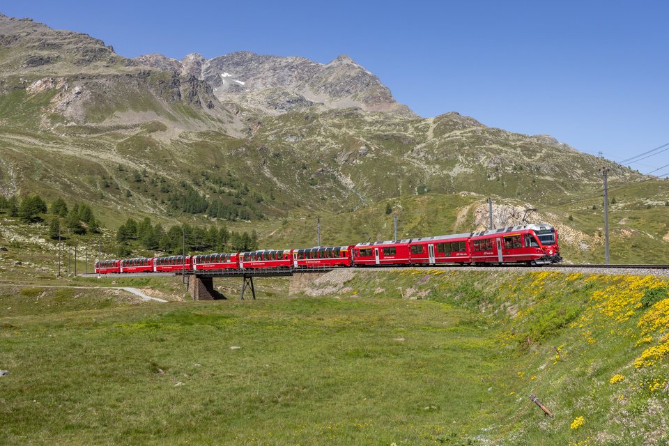 ABe 8/12 3503: RhB ABe 8/12 (Berinapass, GR/CH)