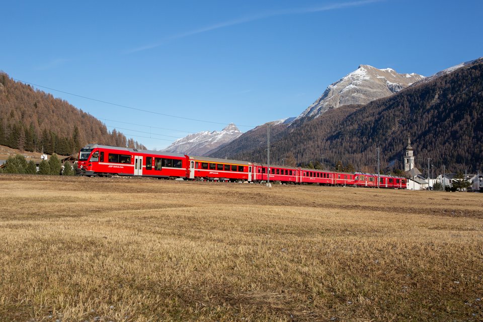 ABe 8/12: RhB Bt / Bever (GR/CH)