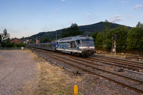 BB 67500 67599: SNCF BB 67599 (Schirmeck, FR)