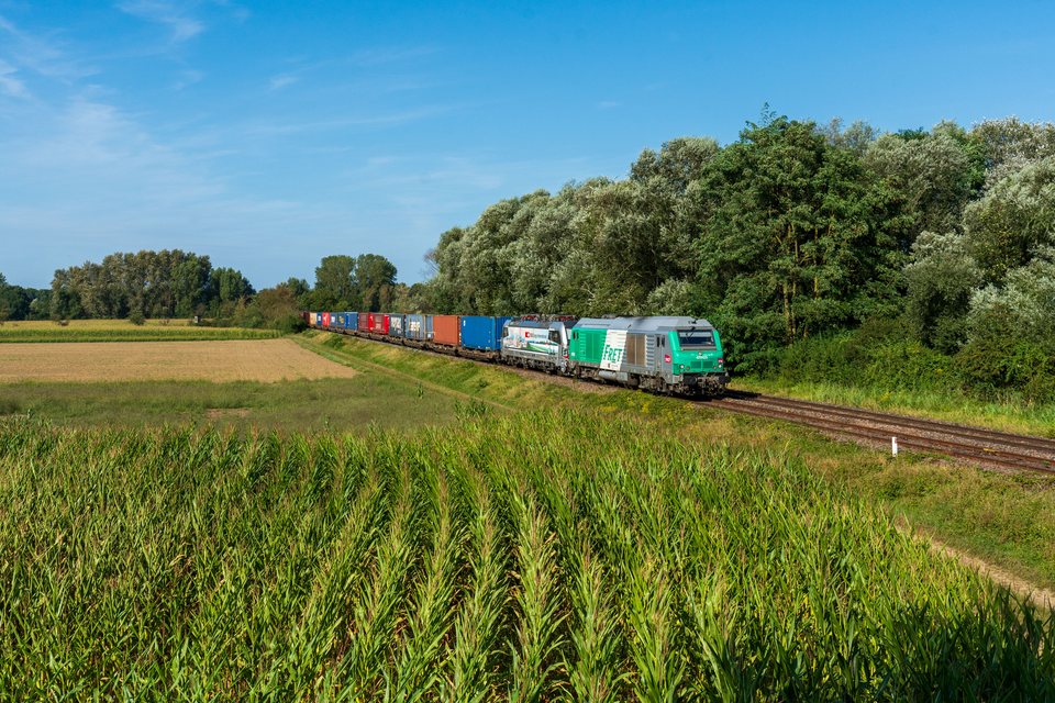 BB 75100 475125: SNCF 475125 at Beinheim, France