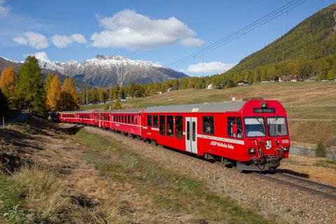 BDt 1752: RhB BDt "Neva" 1752 / Punt Muragl