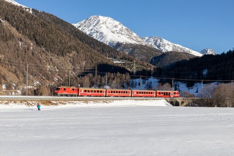 BDt Neva: RhB Ge 4/4 II 626 (Zernez, GR/CH)