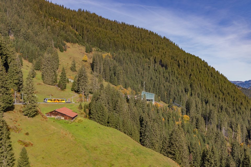 BLM (Bergbahn Lauterbrunnen–Mürren): Be 4/6 102 / CH-Grütschalp