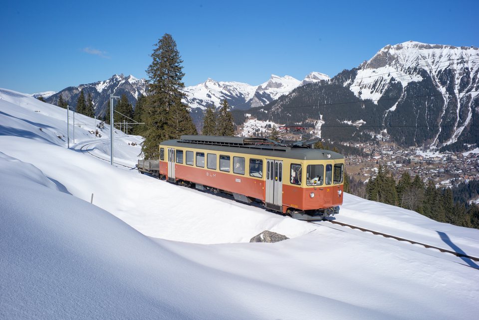 BLM (Bergbahn Lauterbrunnen–Mürren): BLM Be 4/4 31 (Winteregg, BE/CH)