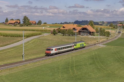 BLS: Re 465 003 / CH-Schwarzenburg