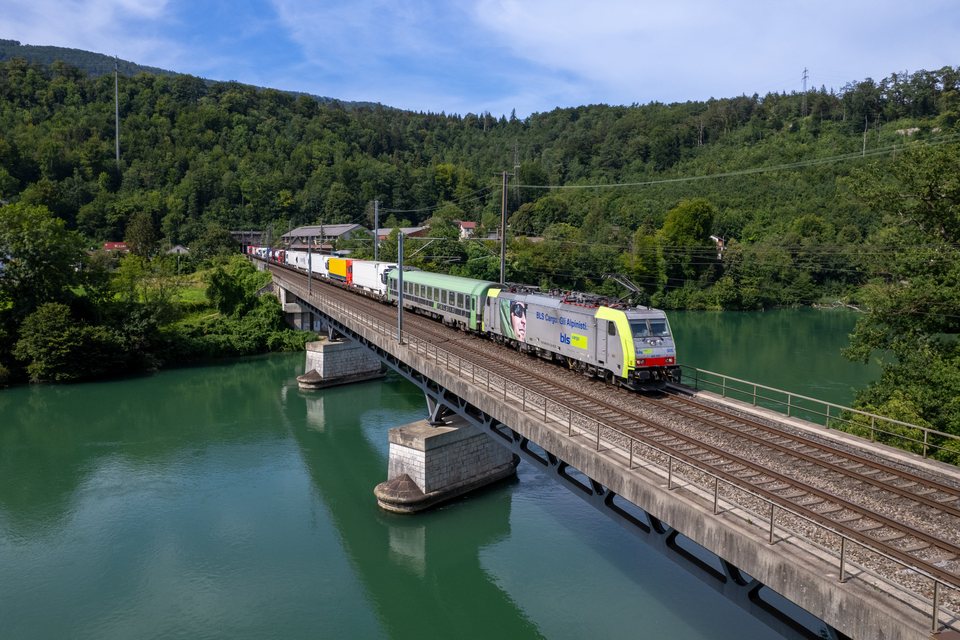 BLS Re 486 at Olten, SO, CH