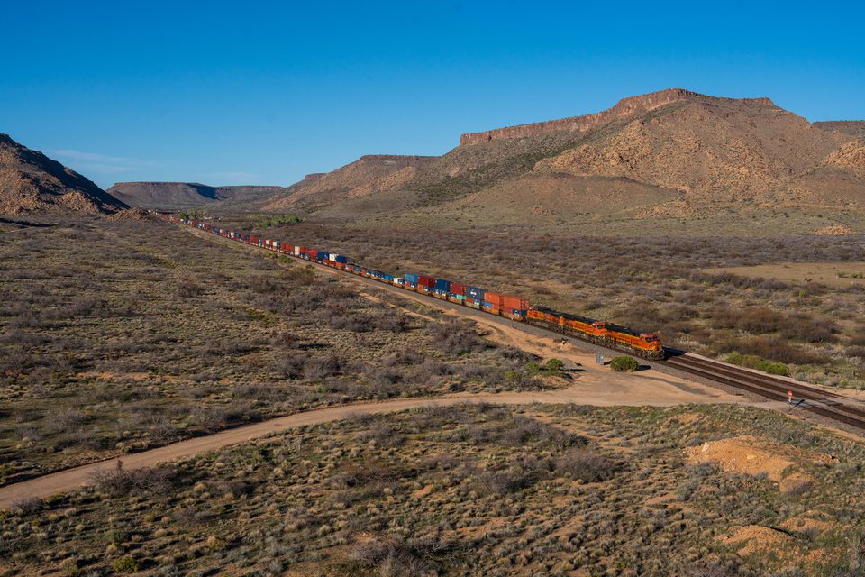 BNSF (Burlington Northern Santa Fe): BNSF 7951 - Valentine, Arizona (USA)