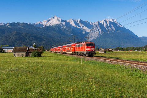 DB 111 193 at Garmisch-Partenkirchen, BY, DE