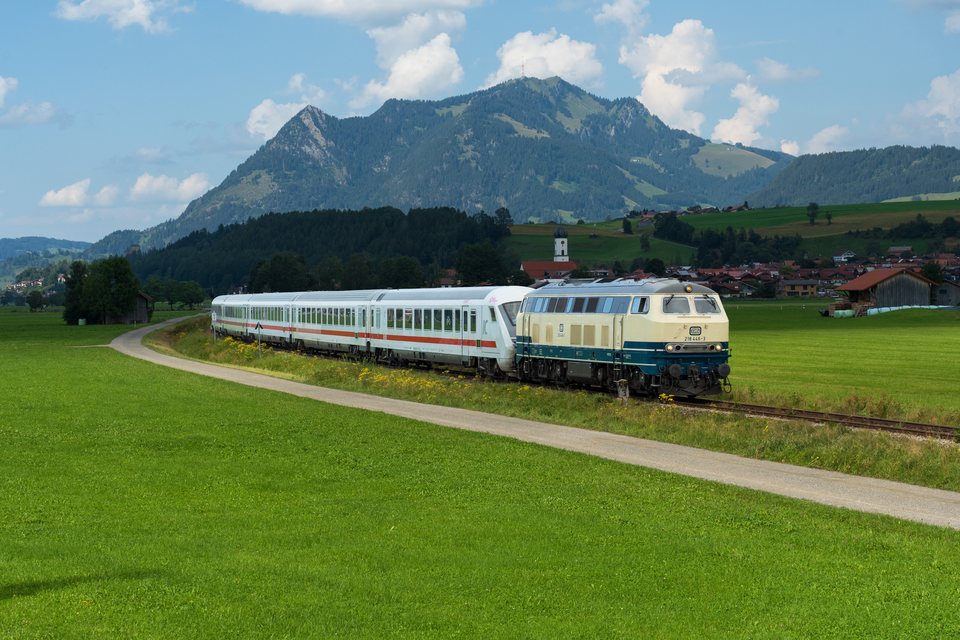 DB 218 446 at Altstädten, BY, DE