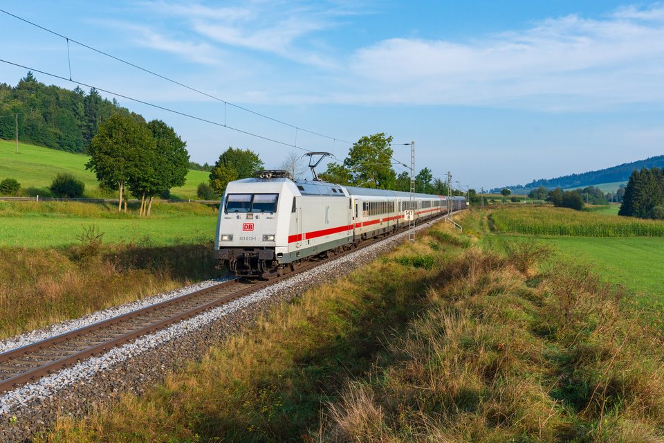 DB Fernverkehr: DB 101 013 - Rietheim-Weilheim, BW, DE