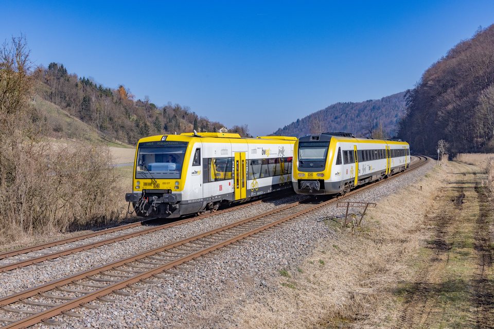 DB Regio: BR 650 017 + 612 142 / DE-Stahringen