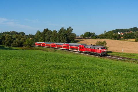 DB Regio: DB 218 419 at Escheldorf, BY, DE