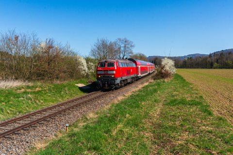 DB Regio: DB 218 429 at Lauchringen, BW, DE
