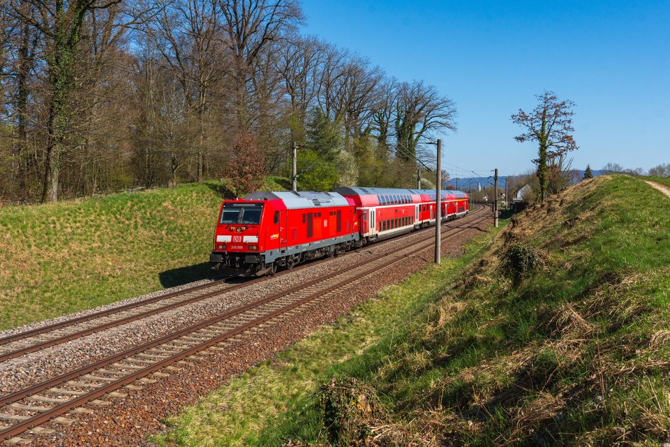DB Regio: DB 245 006 at Gottmadingen, BW, DE