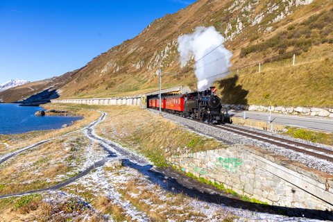 HG 3/4 4 (DFB (Dampfbahn Furka Bergstrecke)): DFB HG 3/4 Nr. 4 (Oberalppass, UR/CH)
