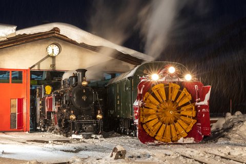 HG 3/4 4 (DFB (Dampfbahn Furka Bergstrecke)): Fotofahrt R12 (Realp, CH)