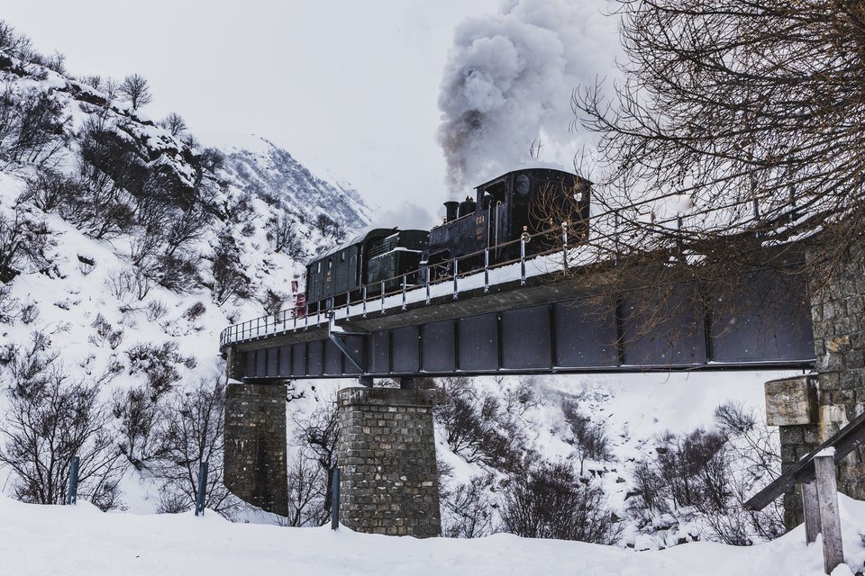 HG 3/4 4, Xrotd R12 (DFB (Dampfbahn Furka Bergstrecke)): Fotofahrt R12 (Realp, CH)