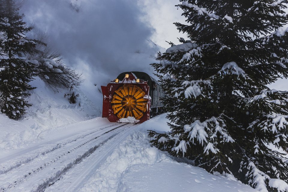 Xrotd R12, HG 3/4 4 (DFB (Dampfbahn Furka Bergstrecke)): Fotofahrt R12 (Realp, CH)