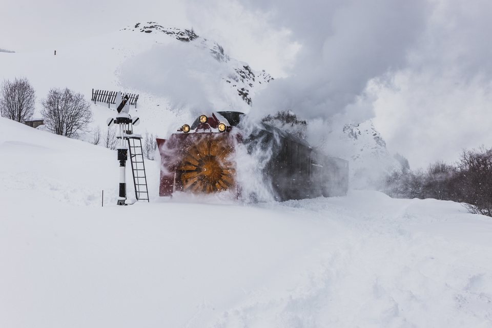 Xrotd R12, HG 3/4 4 (DFB (Dampfbahn Furka Bergstrecke)): Fotofahrt R12 (Realp, CH)