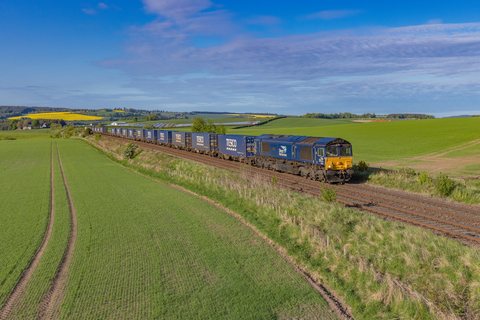 DRS: Class 66 422 / UK-Aberuthven