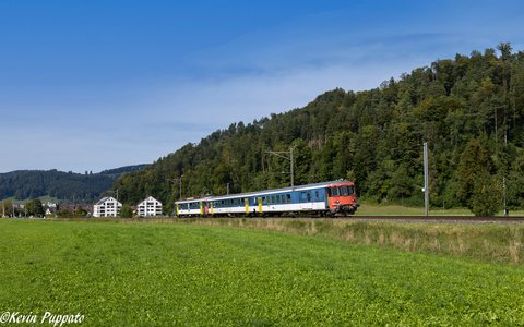 RBe 540 (RBe 4/4) 074 (DSF Koblenz): DSF BDt EW II + RBe 540 074 -- EXT W - BMA