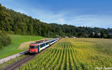 RBe 540 (RBe 4/4) 074, Re 420 (Re 4/4 II) 141 (DSF Koblenz): DSF RBe 540 074 + Re 420 141 -- EXT BMA - W