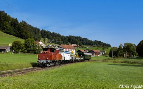 DVZO (Dampfbahn-Verein Zürcher Oberland): DVZO Ee 3/3 16363 + EXT GmP BMA - HWIL