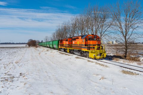 EMD SD40-2 3442, EMD SD40-2 3443: TP&W SD40-2 3442 and 3443 - Remington IN, USA