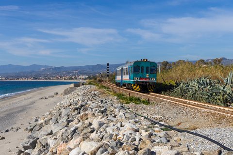 FS ALn 663 1180 at Rocella Ionica, Calabria, Italy
