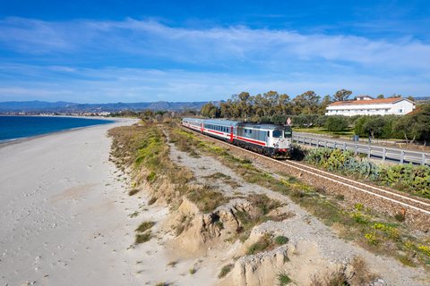 FS D445 1056 at Rocella Ionica, Calabria, Italy