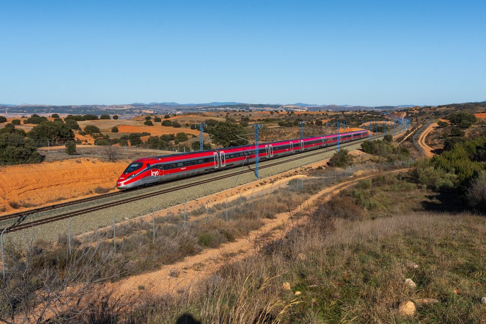 FS ETR 400 at Cetina, Aragon, Spain