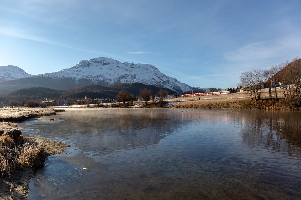 Ge 4/4 III: RhB AGZ At / Celerina (GR/CH)