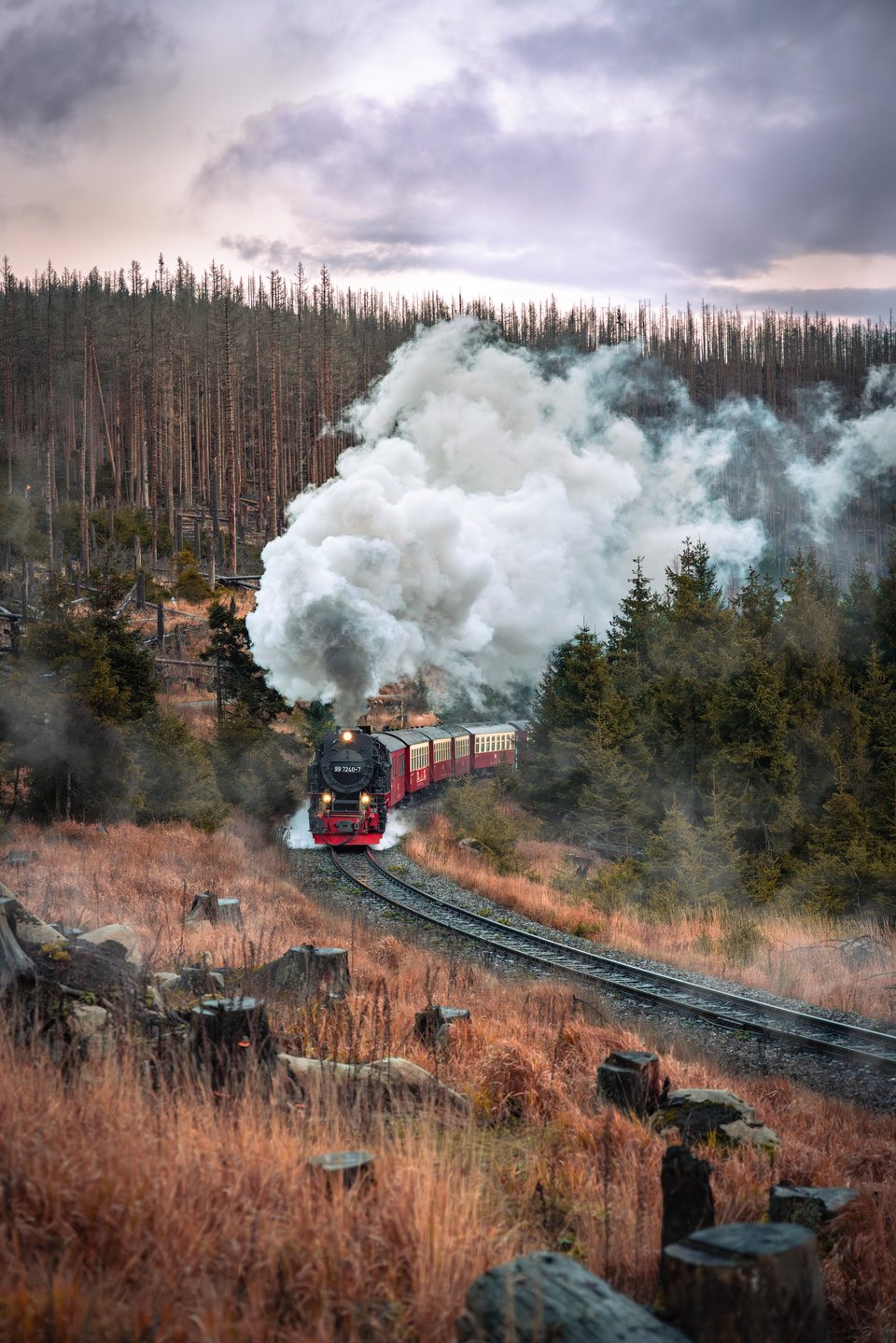 HSB (Harzer Schmalspurbahnen): HSB 99 7240-7 - Schierke ST/DE