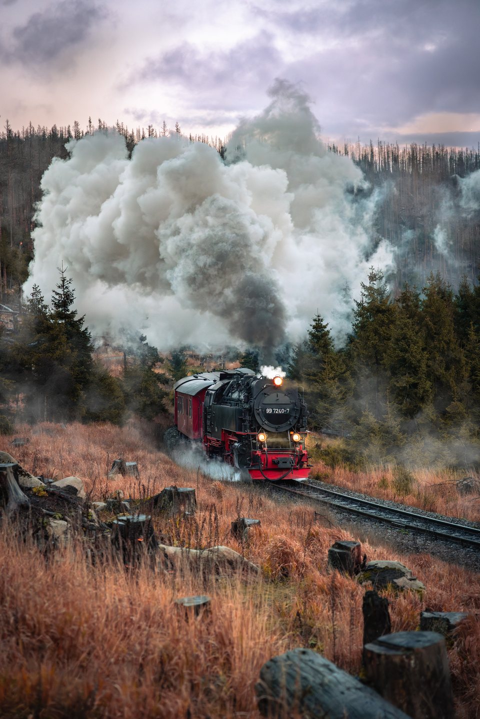 HSB (Harzer Schmalspurbahnen): HSB 99 7240-7 - Schierke ST/DE