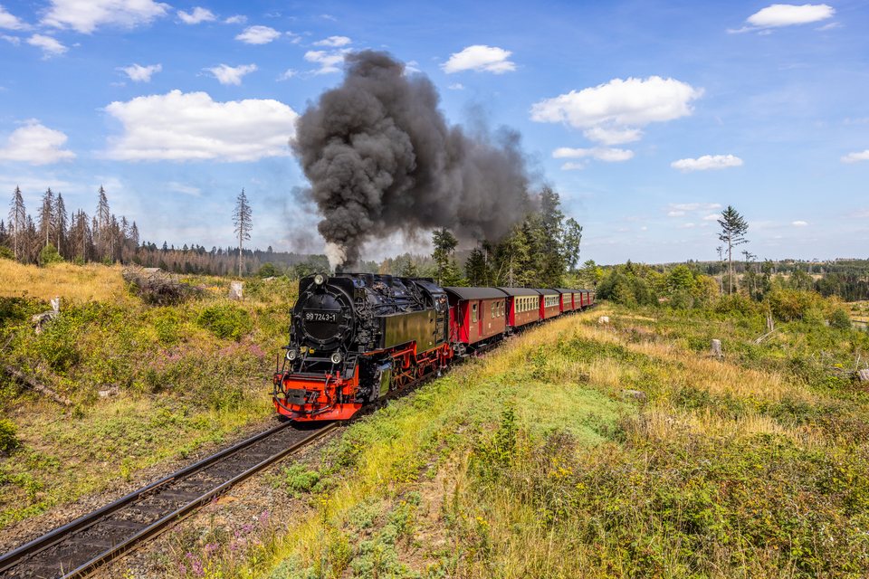 HSB (Harzer Schmalspurbahnen): HSB 99 7243 (Drei Annen Hohne, ST/DE)