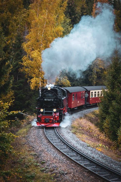 HSB (Harzer Schmalspurbahnen): HSB 99 7247-2 (Drängetal, DE)