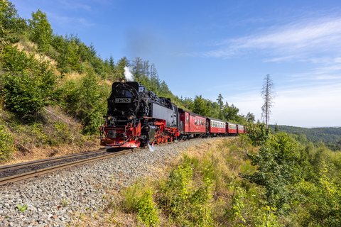 HSB (Harzer Schmalspurbahnen): HSB 99 7247 (Drängetal, ST/DE)