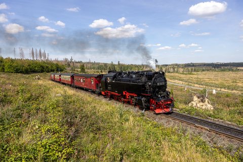 HSB (Harzer Schmalspurbahnen): HSB 99 7247 (Drei Annen Hohne, ST/DE)