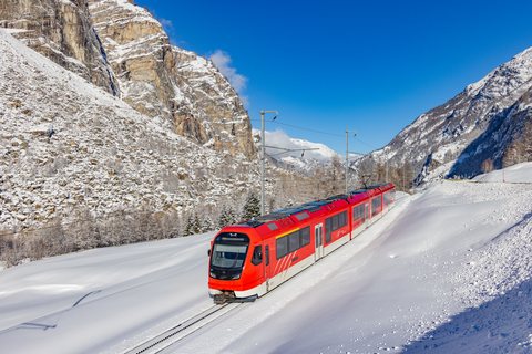 MGB (Matterhorn Gotthard Bahn): ABeh 8/12 301 / CH-Randa