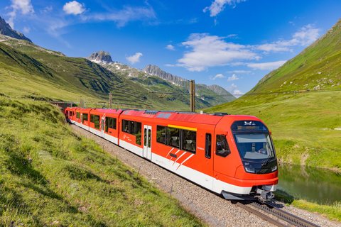 ABeh 8/12 309 (MGB (Matterhorn Gotthard Bahn)): ABeh 8/12 307 + 309 / CH-Oberalppass
