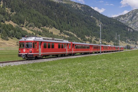 Be 4/4 514 (MGB (Matterhorn Gotthard Bahn)): Be 4/4 515 + 514 / CH-Oberwald