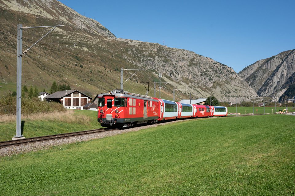 Deh 4/4 BVZ 21 (MGB (Matterhorn Gotthard Bahn)): MGB Deh 4/4 21 Typ BVZ (Andermatt, UR/CH)