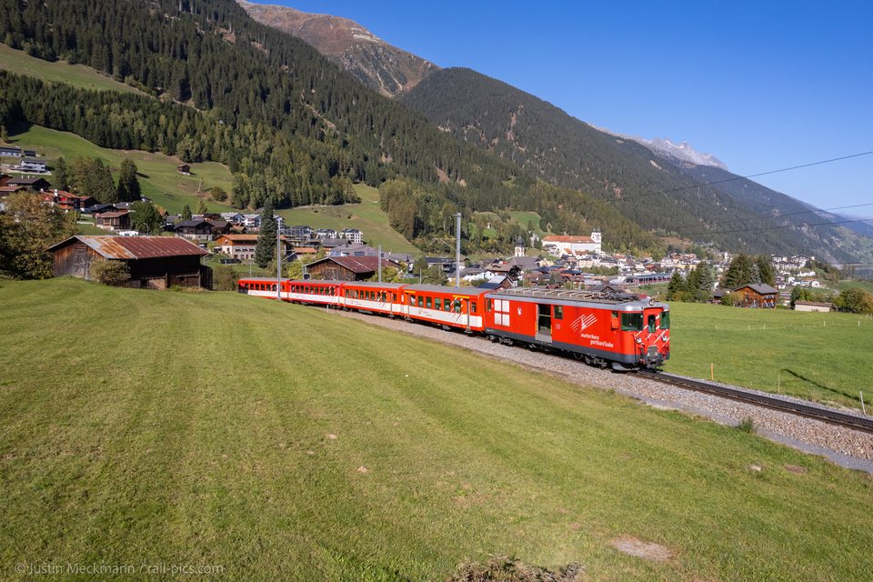 Deh 4/4 BVZ 21 (MGB (Matterhorn Gotthard Bahn)): MGB Deh 4/4 21 Typ BVZ (Oberalppass, UR/CH)