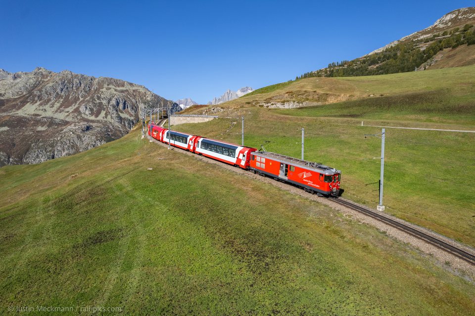 Deh 4/4 BVZ 21 (MGB (Matterhorn Gotthard Bahn)): MGB Deh 4/4 21 Typ BVZ (Oberalppass, UR/CH)