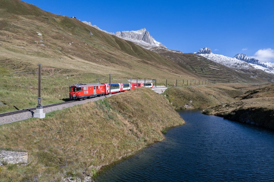 Deh 4/4 BVZ 21 (MGB (Matterhorn Gotthard Bahn)): MGB Deh 4/4 21 Typ BVZ (Oberalppass, UR/CH)