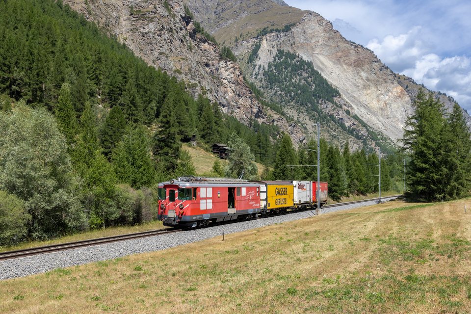 Deh 4/4 BVZ 22 (MGB (Matterhorn Gotthard Bahn)): MGB Deh 4/4 22 (Randa, VS/CH)